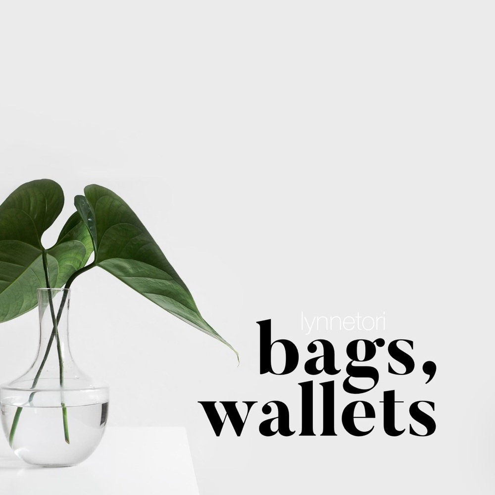 Backpacks, handbags, wallets, etc.